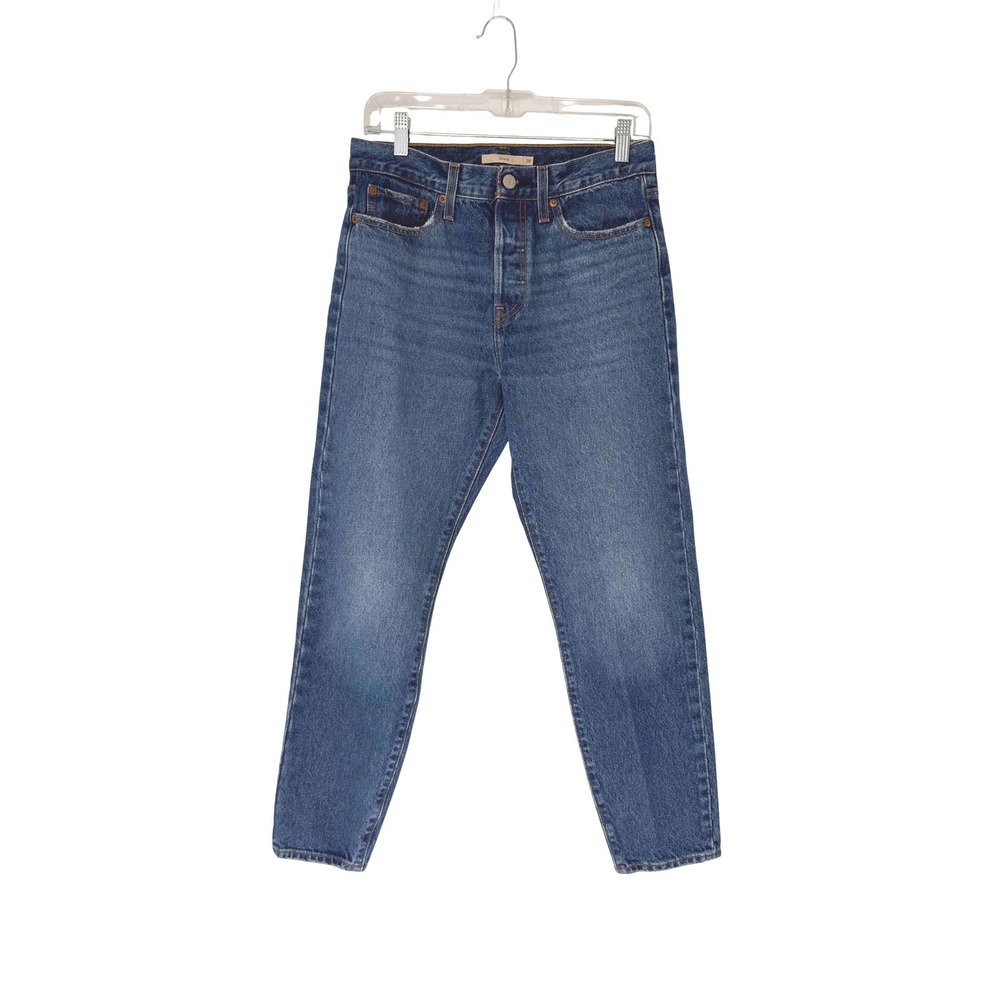 Levi's‎ Premium Wedgie Jeans Medium Wash Button Fly Skinny Leg Denim Size 28